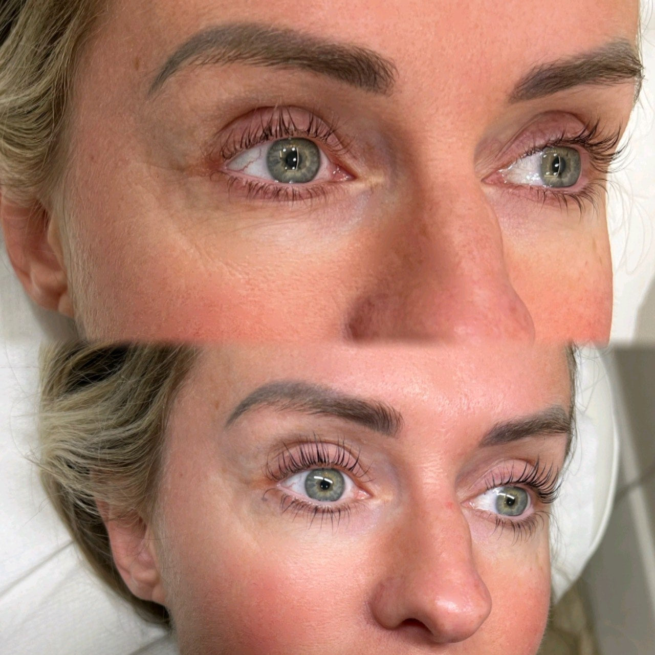 korean lash lift before and after